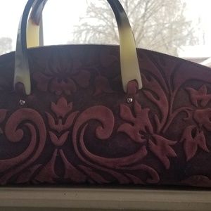 San Antonio Shoemakers purple Jackie purse